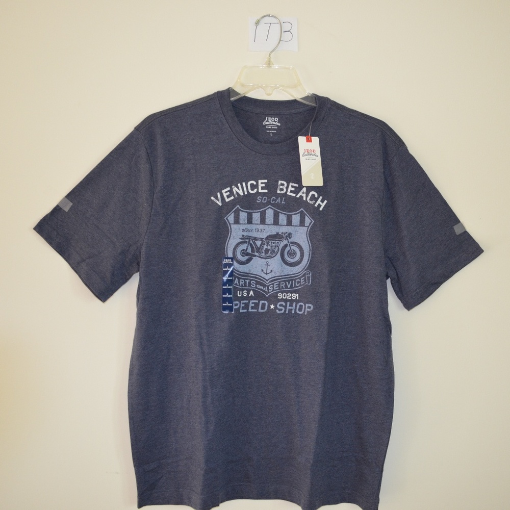 NWT Mens SS L IZOD Tee Shirt